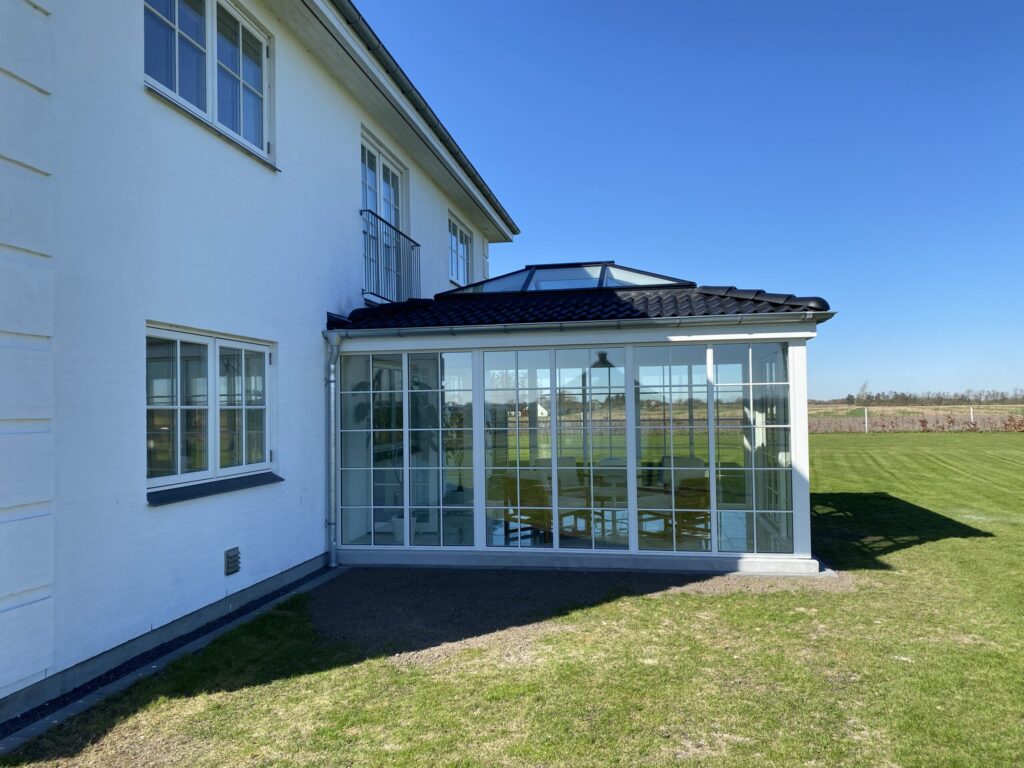 Vinterhave med rytterlys